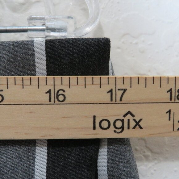 New York & Company* Women's Full Wrap Binding Stripe Pencil Skirt~ Size 12‎ - Picture 6 of 14